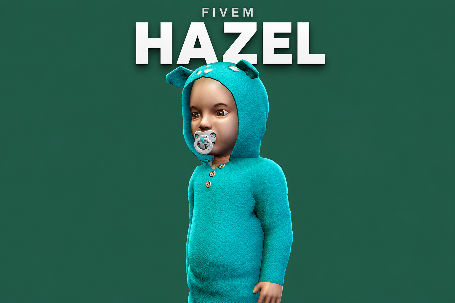 Hazel | Female Ped | Multiple Outfits | Optimized & Fivem Ready [Add-On]