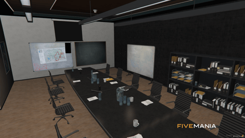 FIVEM Mission Row Police Department V3 | Comprehensive Police Station MLO | Interior & Exterior | Helipad | Multiple Offices | Add-On | Optimized | Fivem Ready | High Quality — image 10