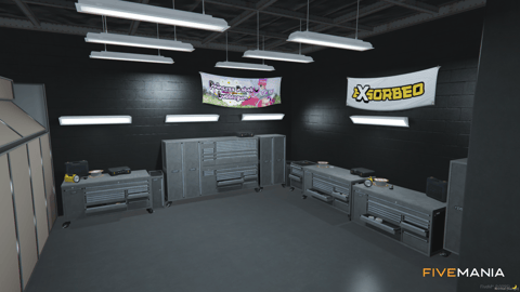 FIVEM Vagosworkshop | Gang Themed Mechanic MLO | Interior & Exterior | Custom Props | Unique Design | Add-On | Optimized | Fivem Ready | High Quality — image 10