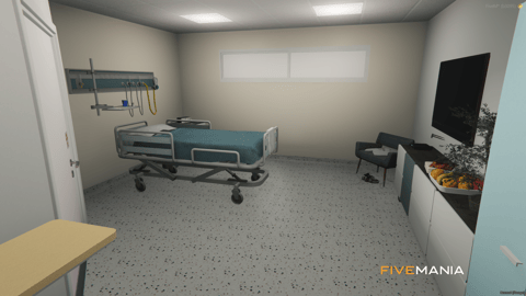 FIVEM Medic Center | Comprehensive Medical Facility MLO | Interior & Exterior | Reception & Patient Rooms | Helipad | Add-On | Optimized | Fivem Ready | High Quality — image 29