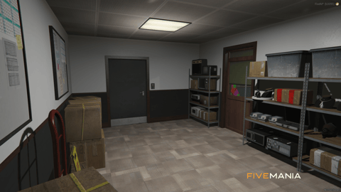 FIVEM Pawn Shop | Detailed Business MLO | Interior & Exterior | Office & Storage | Custom Props | Add-On | Optimized | Fivem Ready | High Quality — image 13