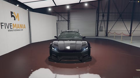 FIVEM D52 | Realistic Sports Car [Unbadged] Add-On | Custom Bodykit | Custom Spoiler | Custom Wheels | Working Lights | Add-On | Optimized | Fivem Ready | High Quality, image 4