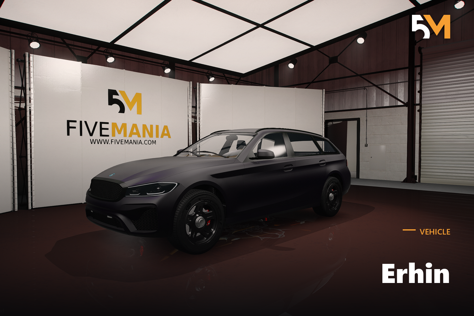 FIVEM Erhin | Realistic Station Wagon [Unbadged] Add-On | Working Lights | Interior & Exterior | Optimized | Fivem Ready | High Quality