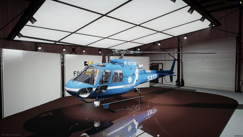 FIVEM As350 | Emergency Helicopter Add-On | Working Lights | Detailed Exterior | Custom Livery | Optimized | Fivem Ready | High Quality — image 3