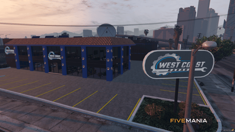 FIVEM West Coast Garage | Full-Service Garage MLO | Interior & Exterior | Multiple Repair Bays | Office & Lounge | Add-On | Optimized | Fivem Ready | High Quality — image 2
