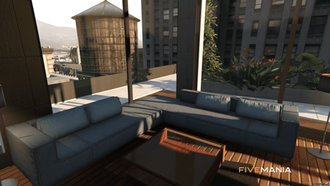 FIVEM Custom Cafe | Modern Cafe & Rooftop Lounge MLO | Interior & Exterior | Bar Area | Outdoor Seating | Add-On | Optimized | Fivem Ready | High Quality — image 17
