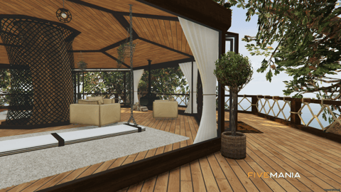 FIVEM Tree House | Unique Residential MLO | Interior & Exterior | Custom Props | Scenic Views | Add-On | Optimized | Fivem Ready | High Quality — image 9