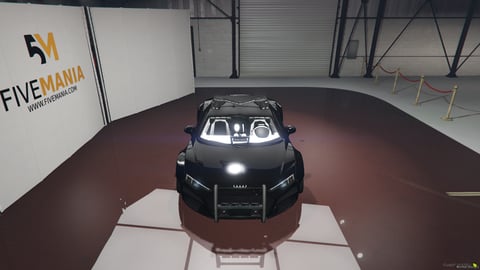 FIVEM Audi R8 | Realistic Police Sports Car [Badged] Add-On | Working Lights | Push Bar | Police Livery | Add-On | Optimized | Fivem Ready | High Quality — image 5