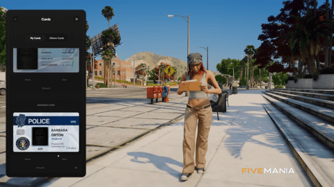 FIVEM Wallet | Advanced Digital Identity & Document Management Script | IDs & Licenses | Business Cards | Admin Control | Job Wallets | Ticket Printer | Optimized | Fivem Ready | High Quality | Add-On, image 6