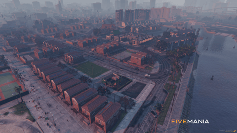 FIVEM Vespucci Hood | Custom Neighborhood Map Edit | Basketball Court & Residential Area | Add-On | Optimized | Fivem Ready | High Quality — image 2