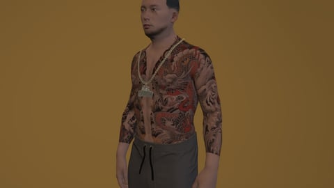 Jiwon | Male Ped | Multiple Outfits | Optimized & Fivem Ready [Add-On] — image 4
