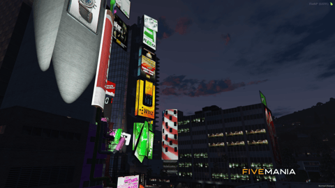 FIVEM Times Square | Iconic Urban Map Edit | Animated Billboards | Dynamic Lighting | Add-On | Optimized | Fivem Ready | High Quality — image 3