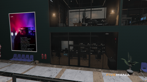 FIVEM Mission Row Police Department V3 | Comprehensive Police Station MLO | Interior & Exterior | Helipad | Multiple Offices | Add-On | Optimized | Fivem Ready | High Quality — image 7