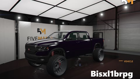 FIVEM Bisxl1brpg | Lifted Pickup Truck [Unbadged] Add-On | Custom Suspension | Large Wheels | Interior & Exterior | Optimized | Fivem Ready | High Quality cover