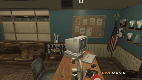 FIVEM Mesa Police Department | Detailed Police Station MLO | Interior & Exterior | Jail Cells | Briefing Room | Armory | Add-On | Optimized | Fivem Ready | High Quality — image 23