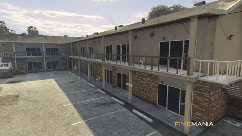 FIVEM Dreamview Motel | Retro-Style Accommodation MLO | Interior & Exterior | Lobby & Guest Rooms | Add-On | Optimized | Fivem Ready | High Quality — image 3