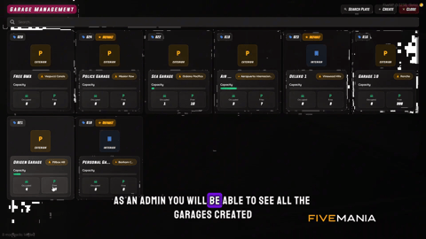 FIVEM Garage Script | Advanced Vehicle Storage System | Custom Garages | Vehicle Spawner | Multi-Vehicle Support | UI & Management | Add-On | Optimized | Fivem Ready | High Quality, image 38