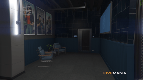 FIVEM Mission Row Pd V4 | Modern Police Station MLO | Interior & Exterior | Multiple Rooms | Control Room | Jail Cells | Add-On | Optimized | Fivem Ready | High Quality — image 8