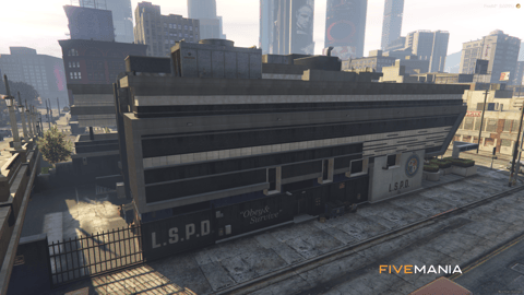 FIVEM Mission Row Pd | Detailed Police Station MLO | Interior & Exterior | Custom Props | Lore Friendly | Add-On | Optimized | Fivem Ready | High Quality — image 4