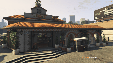 FIVEM The Italian Pizza Restaurant | Authentic Dining MLO | Interior & Exterior | Detailed Bar | Kitchen & Storage | Add-On | Optimized | Fivem Ready | High Quality — image 2