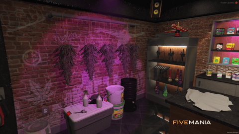 FIVEM Block Budz Weedshop | Immersive Cannabis Dispensary MLO | Interior & Exterior | Custom Props | Optimized | Add-On | Fivem Ready | High Quality — image 8