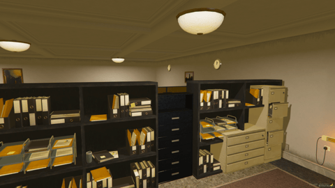 FIVEM Sandy City Hall | Grand Public Building MLO | Interior & Exterior | Public Services | Offices & Mailboxes | Add-On | Optimized | Fivem Ready | High Quality — image 6