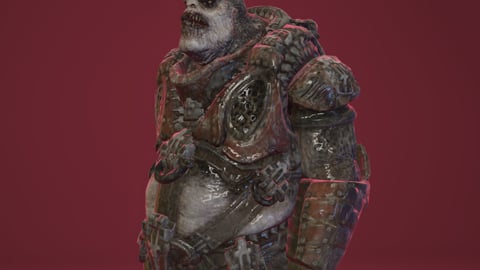 Locustboomer | FiveM Male Ped | Armored Monster | Multiple Outfits | Optimized & Fivem Ready [Add-On] cover