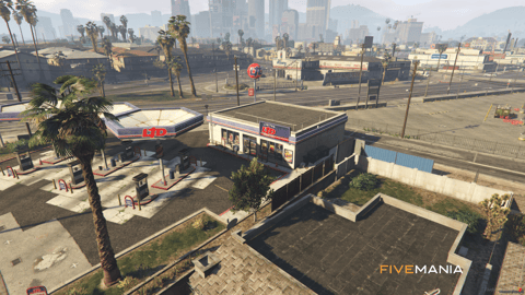 FIVEM Ltd Gasoline Reworked | Lore-Friendly Gas Station MLO | Interior & Exterior | Custom Props | Fast Food Counter | Add-On | Optimized | Fivem Ready | High Quality — image 3
