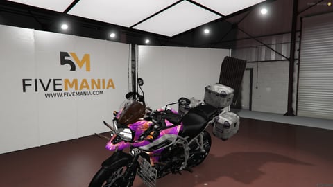 FIVEM Scorpion | Adventure Touring Motorcycle [Unbadged] Add-On | Working Lights | Saddlebags | Optimized | Fivem Ready | High Quality, image 3