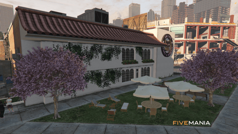 FIVEM Cat Caffee | Charming Cafe MLO | Interior & Exterior | Full Kitchen | Office & Storage | Outdoor Seating | Add-On | Optimized | Fivem Ready | High Quality — image 3