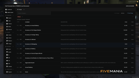 FIVEM Police Records Mdt | Comprehensive Police Records System | Evidence Tracking | Personnel Management | Custom Themes | Integrated Dispatch | Add-On | Optimized | Fivem Ready | High Quality, image 11