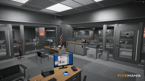 FIVEM La Puerta Lspd | Lore-Friendly Police Station MLO | Interior & Exterior | Shooting Range | Detention Cells | Conference Room | Add-On | Optimized | Fivem Ready | High Quality — image 16