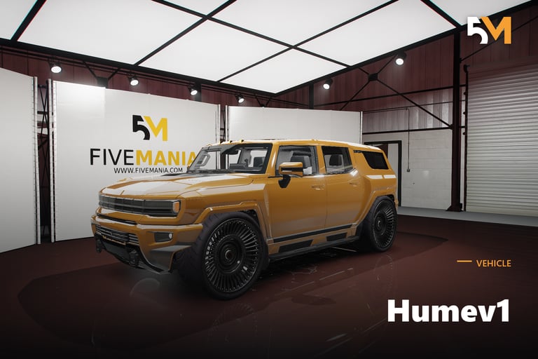 FIVEM Humev1, Realistic SUV [Unbadged] Add-On