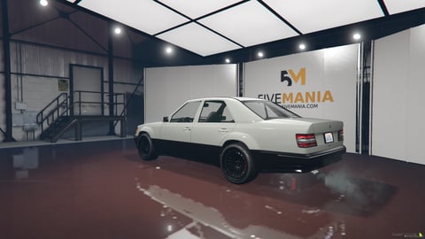 FIVEM Mercedes-Benz E-Class (W124) | Classic Luxury Sedan [Unbadged] Add-On | Detailed Interior | Working Lights | Custom Wheels | Optimized | Fivem Ready | High Quality, image 8