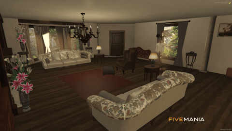 FIVEM Mountain House | Luxury Mountain Estate | Interior & Exterior | Multiple Rooms | Add-On | Optimized | Fivem Ready | High Quality — image 9
