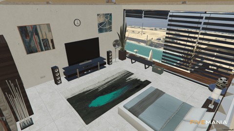FIVEM Desert Mansion | Luxury Modern Estate | Interior & Exterior | Rooftop Patio | Outdoor Bar | Add-On | Optimized | Fivem Ready | High Quality — image 25
