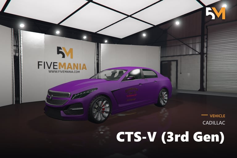 FIVEM Cadillac CTS-V (3rd Gen), Lore Friendly Performance Sedan