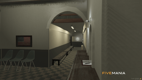 FIVEM Davis Pd V2 | Detailed Police Department MLO | Interior & Exterior | Multiple Rooms | Add-On | Optimized | Fivem Ready | High Quality — image 10