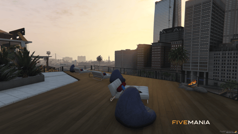 FIVEM Custom Cafe | Modern Cafe & Rooftop Lounge MLO | Interior & Exterior | Bar Area | Outdoor Seating | Add-On | Optimized | Fivem Ready | High Quality — image 6