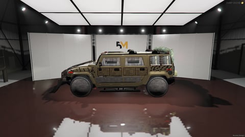 FIVEM Burutus | Armored Off-Road SUV [Unbadged] Add-On | Custom Armor | Spiked Defenses | Roof Cargo | Unique Wheels | Optimized | Fivem Ready | High Quality, image 8