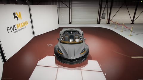 FIVEM Coquette4c | Realistic Sports Car Add-On | Interior & Exterior | Working Lights | Custom Wheels | Optimized | Fivem Ready | High Quality — image 5