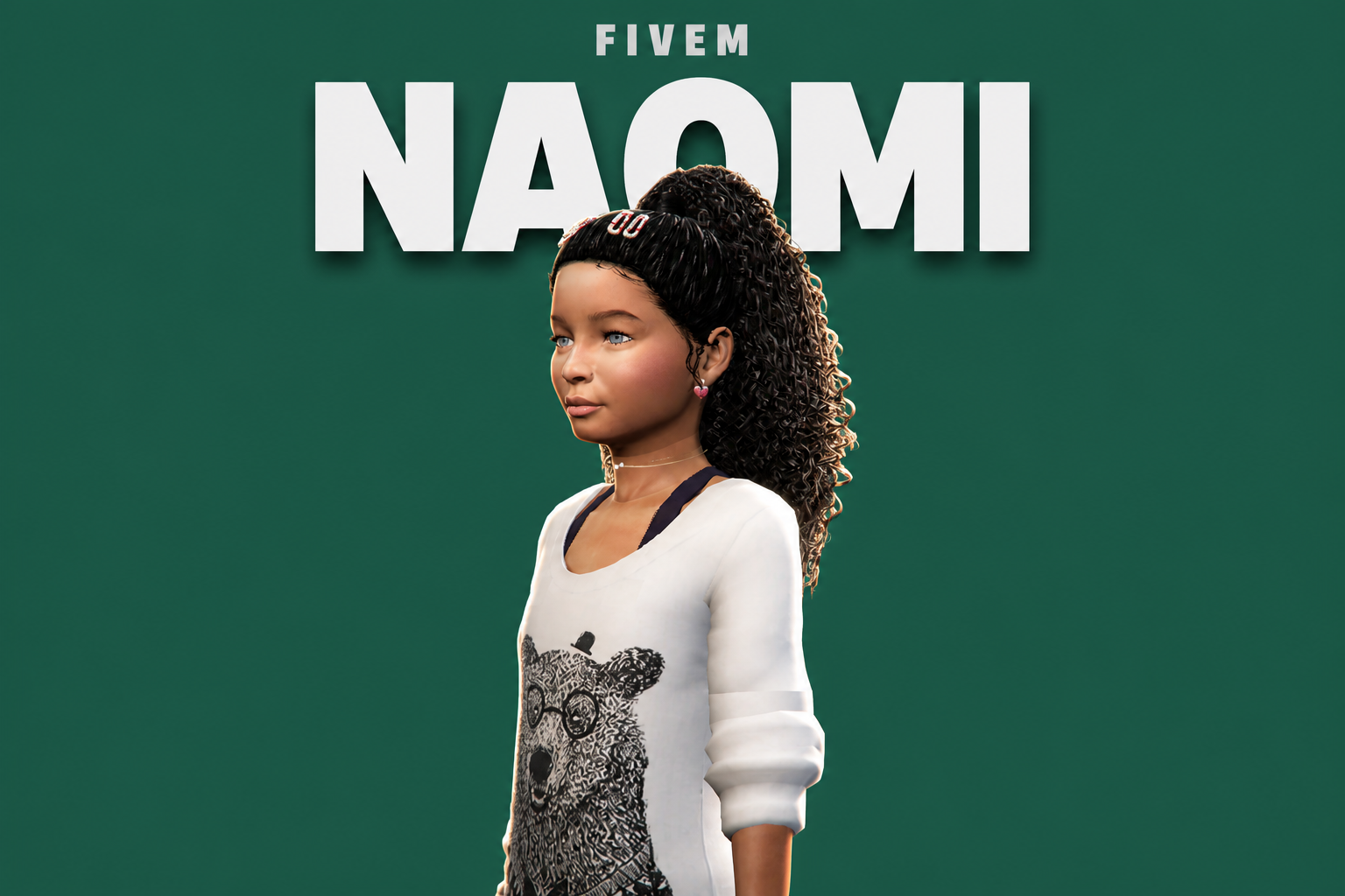 Naomi | Female Teen Ped | Multiple Outfits | Optimized & Fivem Ready [Add-On]