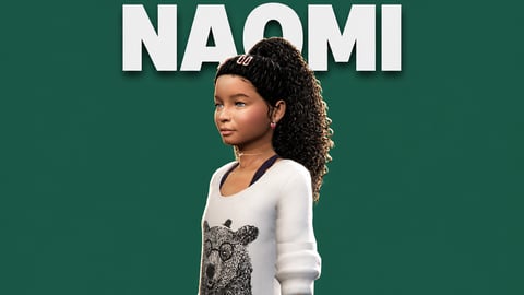 Naomi | Female Teen Ped | Multiple Outfits | Optimized & Fivem Ready [Add-On] cover