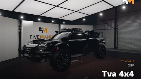 FIVEM Xgv Tva 4x4 | Custom Off-Road 4x4 [Unbadged] Add-On | Working Lights | Optimized | Fivem Ready | High Quality cover