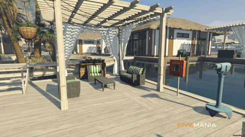 FIVEM Oasis Resort | Luxury Island Resort MLO | Overwater Bungalows | Beach Bar | Interior & Exterior | Add-On | Optimized | Fivem Ready | High Quality — image 6
