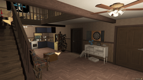 FIVEM El Burro Gang Hideout | Detailed Gang Hideout MLO | Interior & Exterior | Custom Props | Gym & Workshop | Add-On | Optimized | Fivem Ready | High Quality — image 2