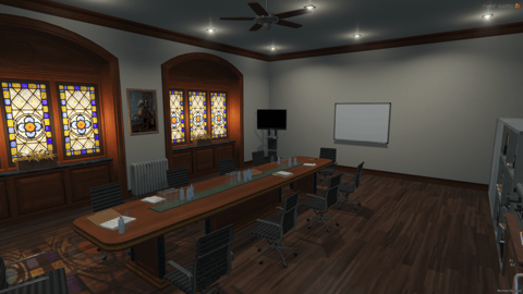 FIVEM Townhall | Grand Civic Building MLO | Interior & Exterior | Offices | Meeting Room | Courtroom | Add-On | Optimized | Fivem Ready | High Quality — image 12