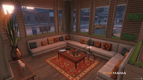 FIVEM Vespucci Hookah Lounge | Modern Interior MLO | Interior & Exterior | Custom Props | Add-On | Optimized | Fivem Ready | High Quality — image 4