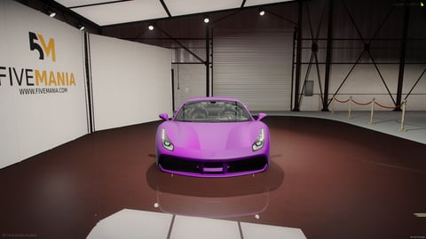 FIVEM 488mis | Realistic Sports Car [Unbadged] Add-On | Interior & Exterior | Working Lights | Add-On | Optimized | Fivem Ready | High Quality — image 4