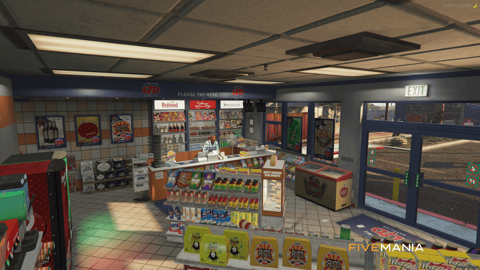 FIVEM Ballas Ltd | Lore-Friendly Gas Station MLO | Interior & Exterior | Convenience Store | Custom Branding | Add-On | Optimized | Fivem Ready | High Quality — image 7